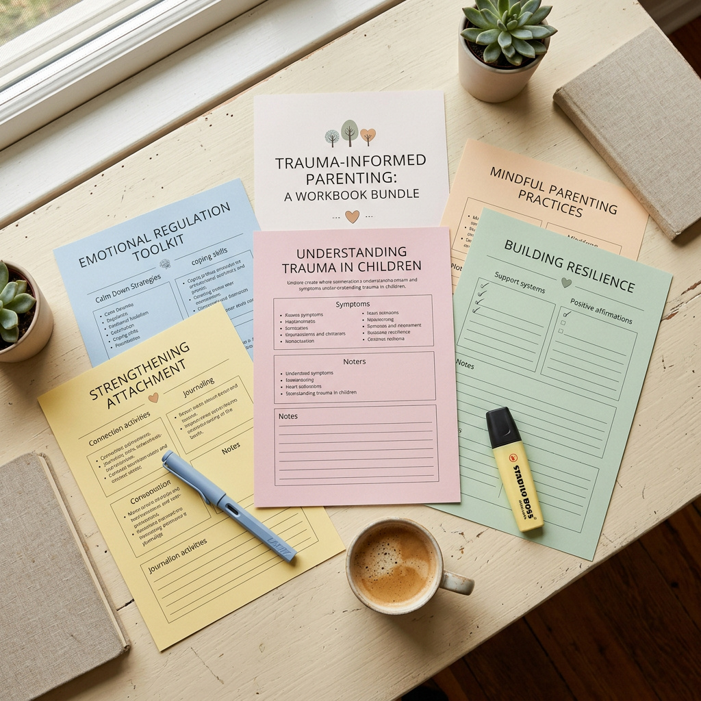 Trauma-Informed Parenting Worksheet Bundle